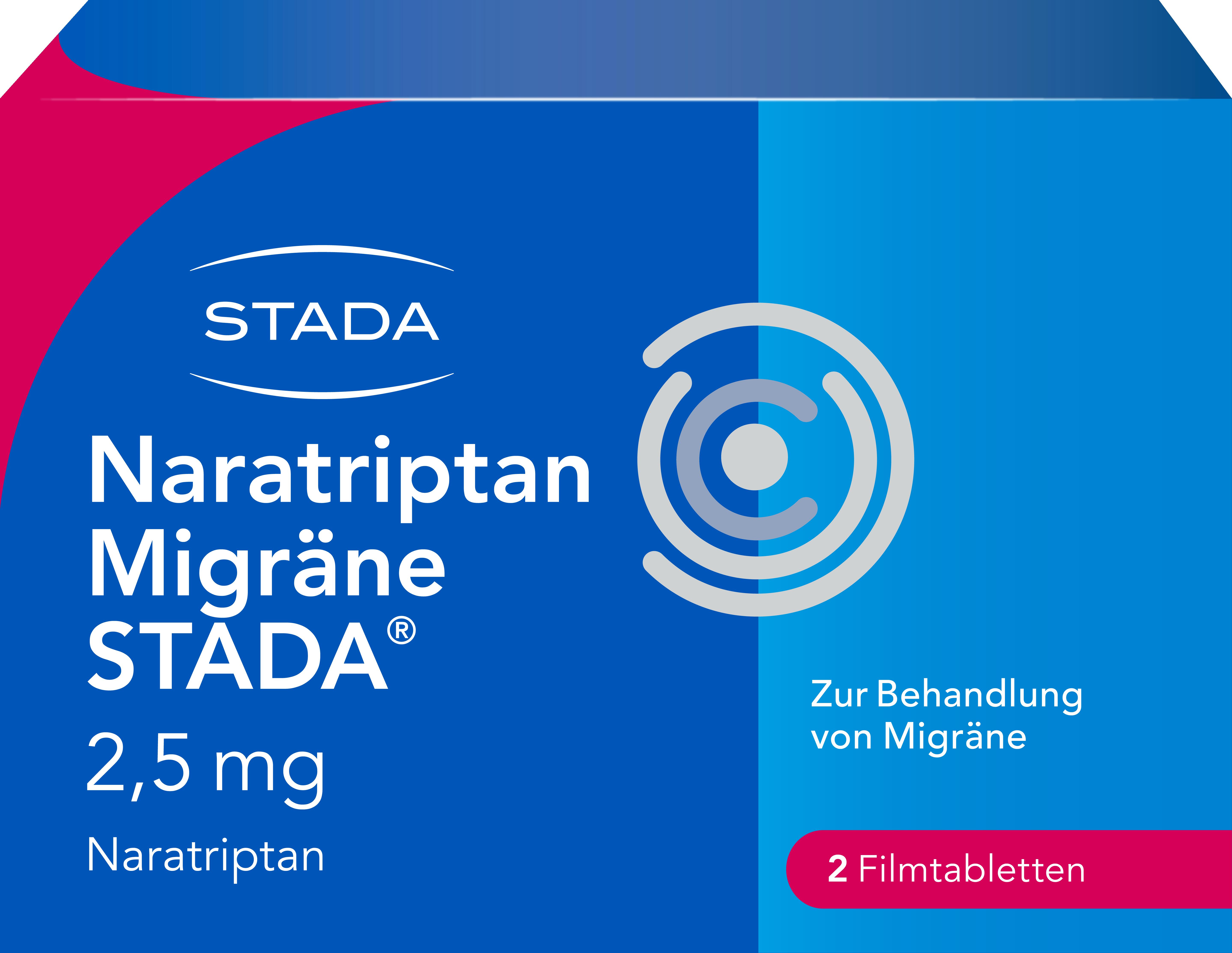NARATRIPTAN Migräne STADA 2,5 mg Filmtabletten