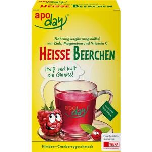 APODAY heiße Beerchen+Vit.C+Zink+Magnesium Pulver