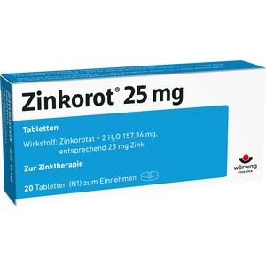 ZINKOROT 25 mg Tabletten